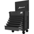 Homak BK06035247 35" 7 DRAWER FLIP-TOP SERVICE CART - BLACK