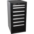 Homak BK08018070 18" H2Pro Series 7 Drawer Side Cabinet - Black