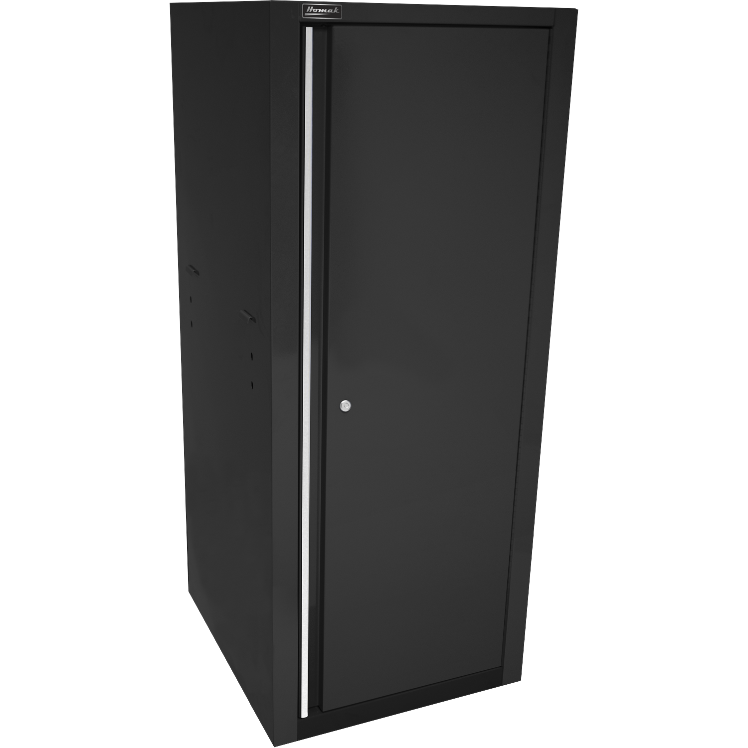 Homak BK08022052 22" Pro II 5-Drawer Full Height Side Locker - Black