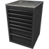 Homak BK08022070 22" RS Pro 7-Drawer Side Cabinet - Black