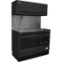Homak BKCTS54002 54" CTS SET WITH TOOLBOARD BACK SPLASH (BLACK)