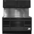 Homak BKCTS72001 72" CTS SET WITH SOLID BACK SPLASH (BLACK)