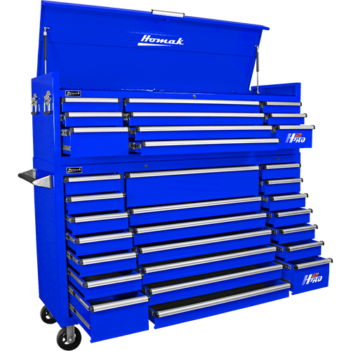 Homak BL02010720 72" H2Pro Series 10 Drw Top Chest - Blue