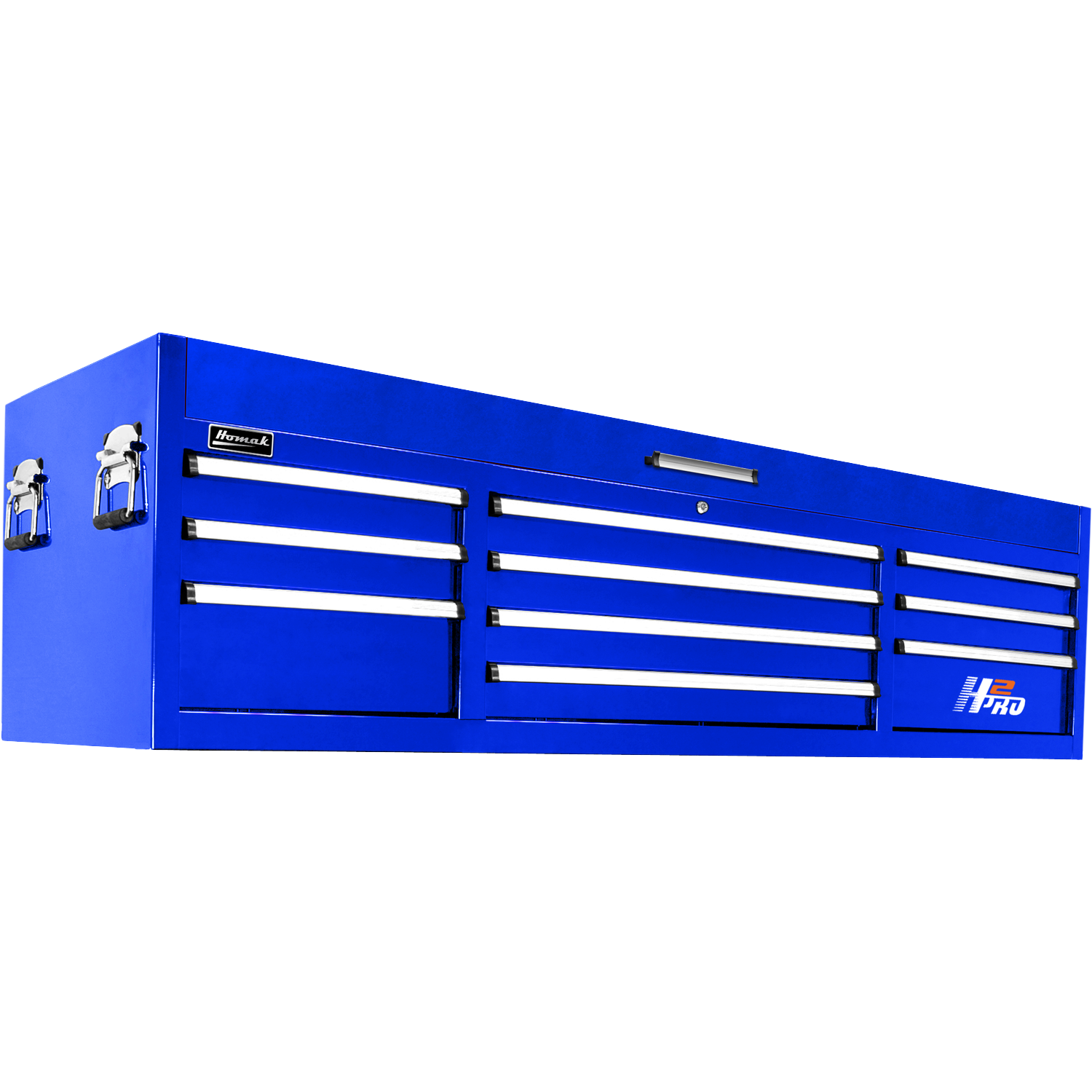 Homak BL02010720 72" H2Pro Series 10 Drw Top Chest - Blue