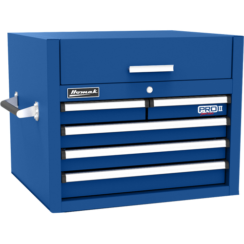 Homak BL02027052 27" Pro 2 5-Drawer Top Chest - Blue
