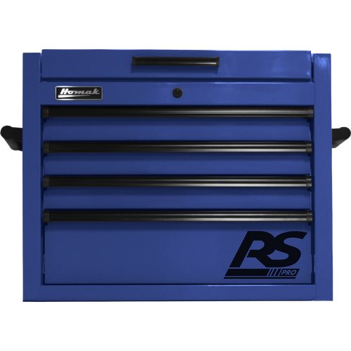 Homak BL02027401 27" RS PRO 4 DWR TOP CHEST W/OUT-BL
