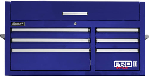 Homak BL02041062 41" Pro 2 6-Drawer Top Chest - Blue - MPR Tools & Equipment