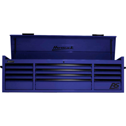 Homak BL02072120 72" RS PRO SERIES 12-DRAWER TOP CHEST - BLUE - MPR Tools & Equipment