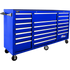 Homak BL04021720 72" H2Pro Series 21 Drawer Rolling Cabinet - Blue