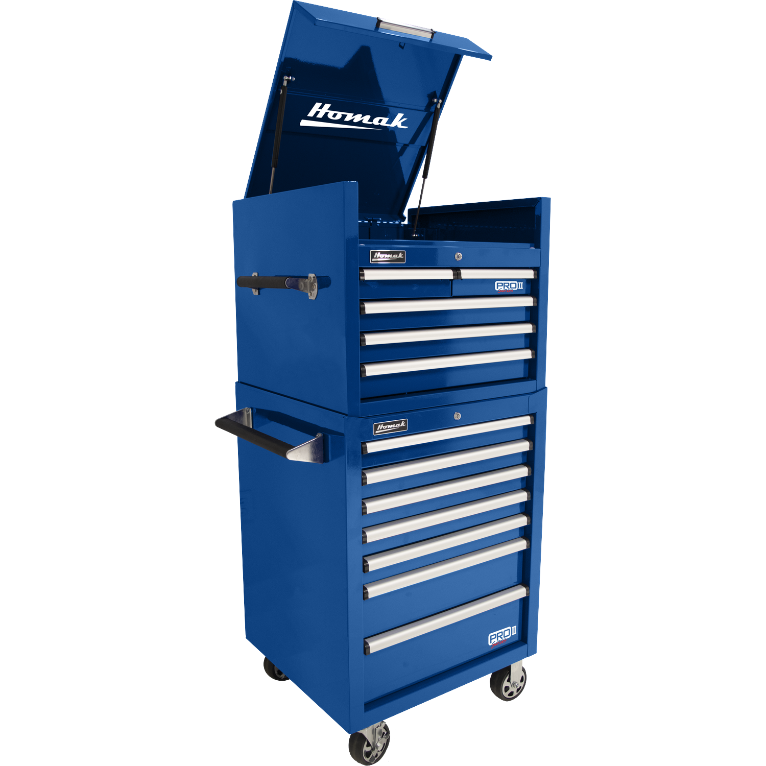 Homak BL04027702 27" Pro 2 7-Drawer Roller Cabinet - Blue