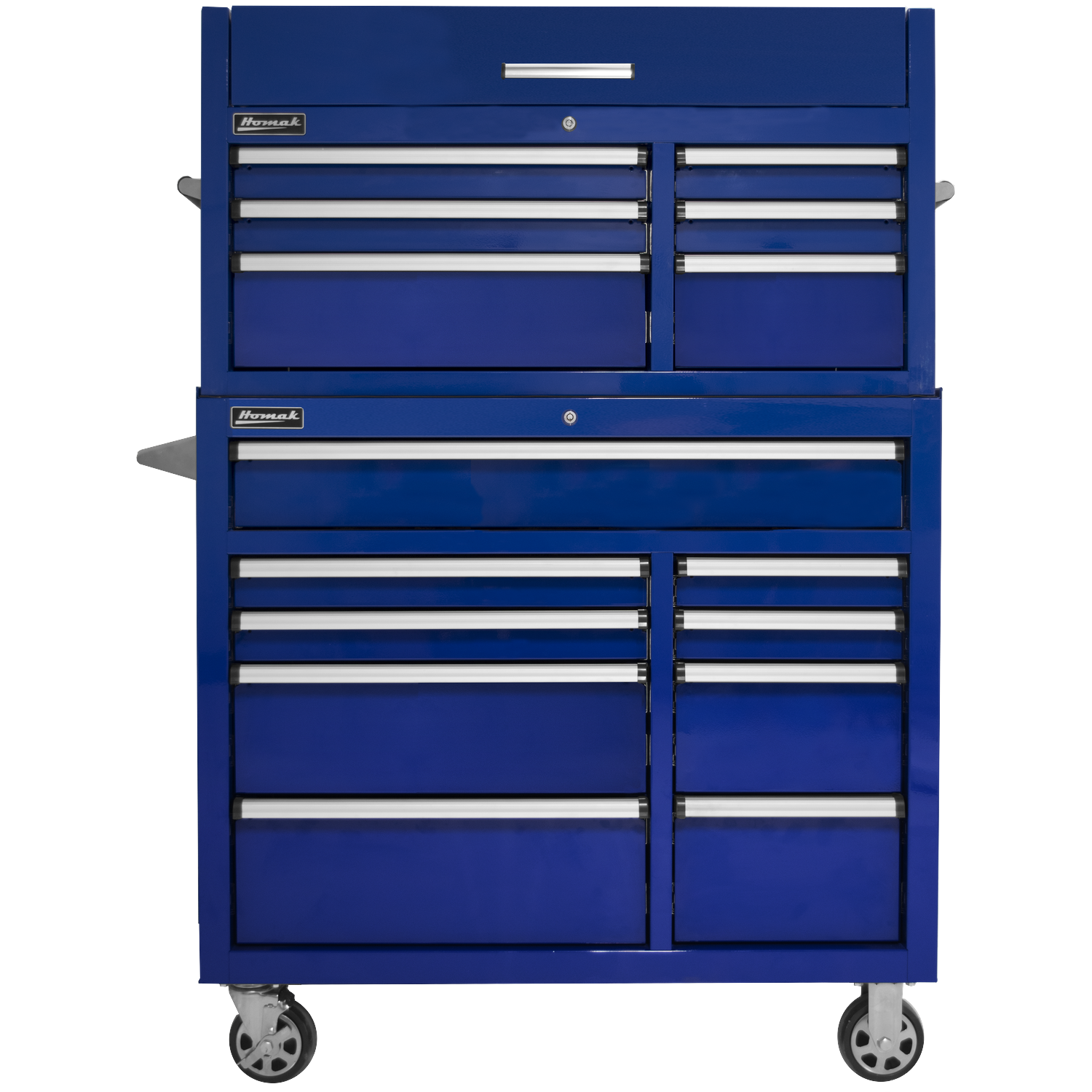 Homak BL04041092 41" Pro 2 9-Drawer Roller Cabinet - Blue