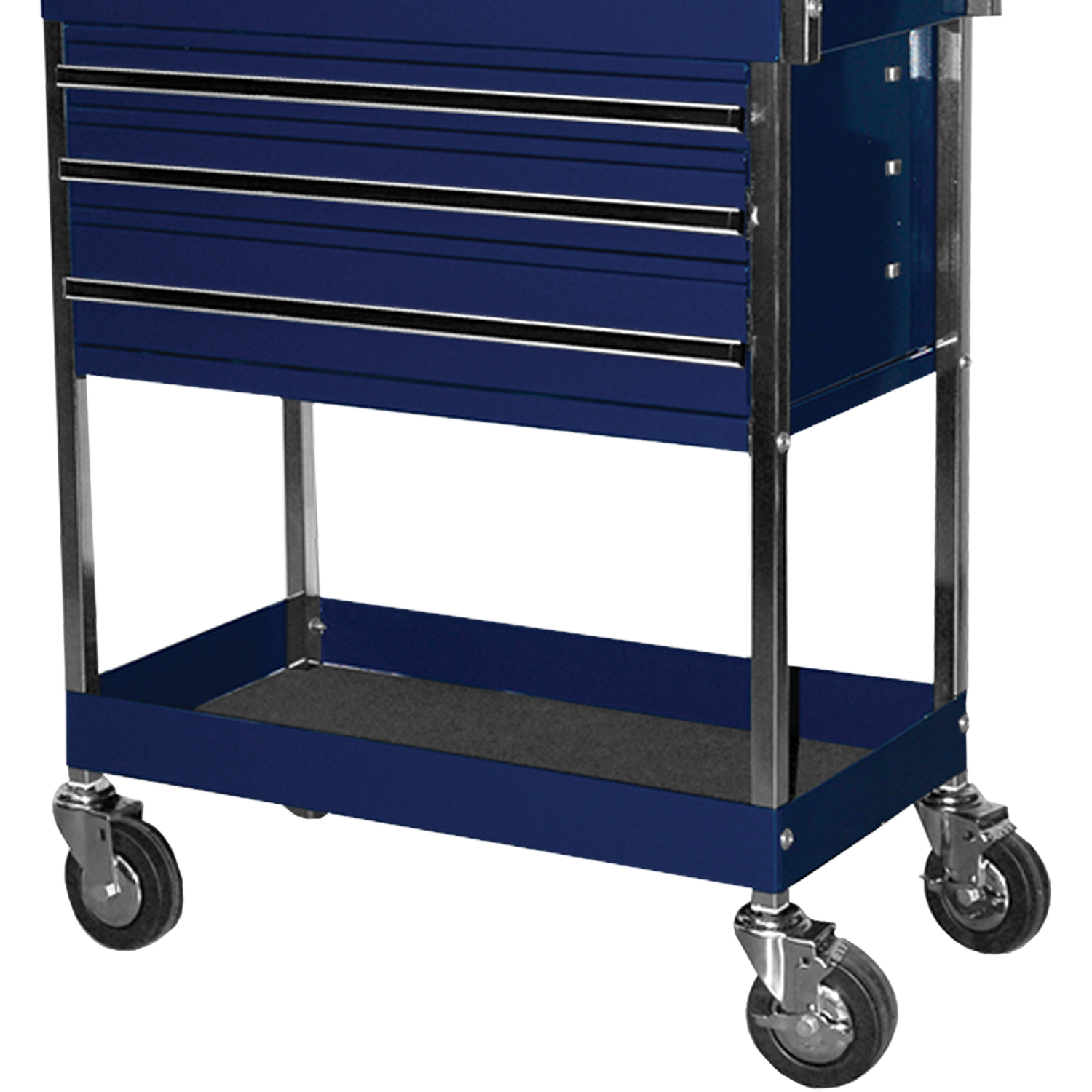 Homak BL05500200 34" Professional 3 Drawer Service Cart - Blue