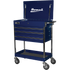 Homak BL05500200 34" Professional 3 Drawer Service Cart - Blue