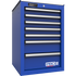 Homak BL08014552 14 1/2"" Pro II 7-Drawer Side Cabinet - Blue