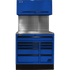 Homak BLCTS41002 41" CTS SET WITH TOOL BOARD BACK SPLASH - BLUE