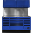 Homak BLCTS72001 72" CTS SET WITH SOLID BACK SPLASH (BLUE)