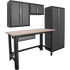 Homak GS00605204 4 Piece Garage Series Cabinetry Set