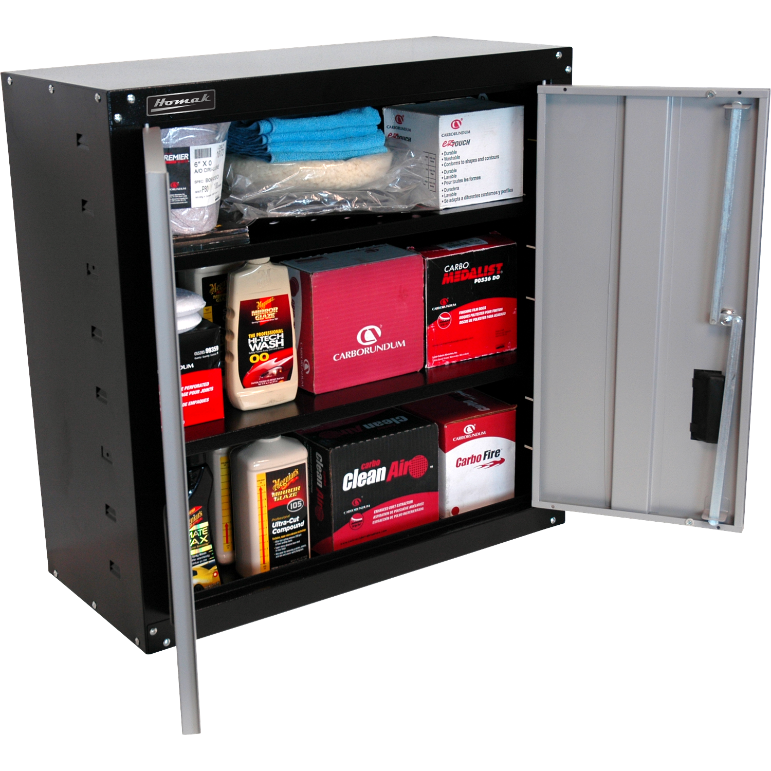 Homak GS00727021 2 Door Wall Cabinet W/ 2 Shelves