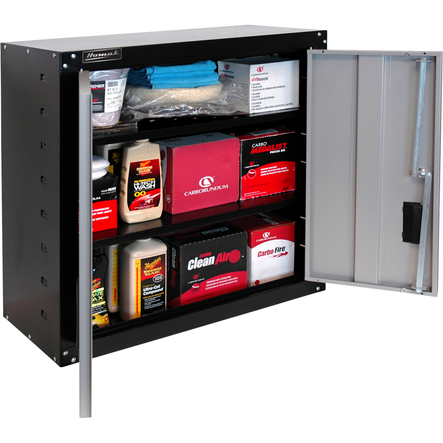 Homak GS00727021 2 Door Wall Cabinet W/ 2 Shelves