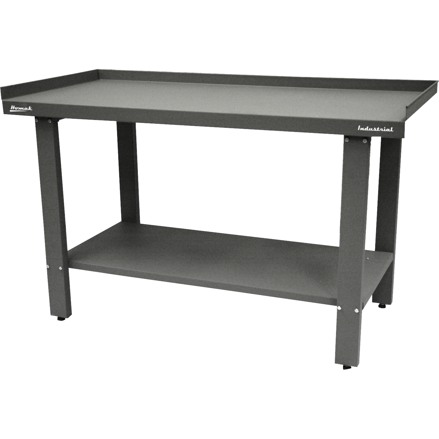 Homak GW00550150 59" INDUSTRIAL GRAY WORKBENCH