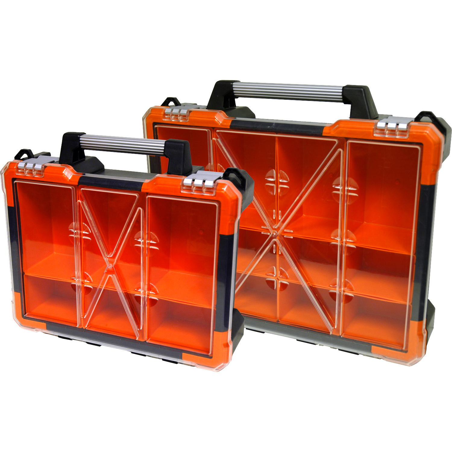 Homak HA01106015 6 Bin Portable Plastic Organizer