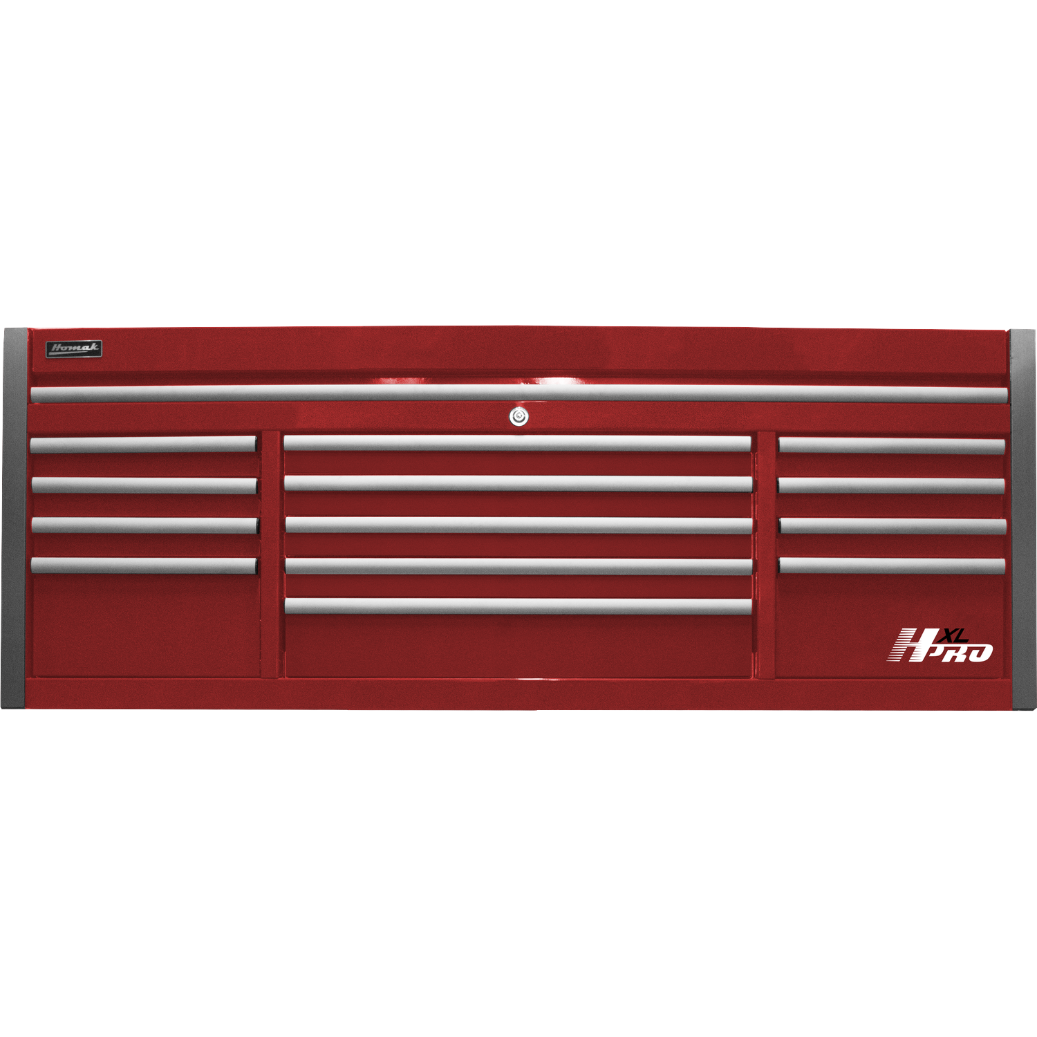 Homak HX02072153 HXL 72" Top Chest - Red