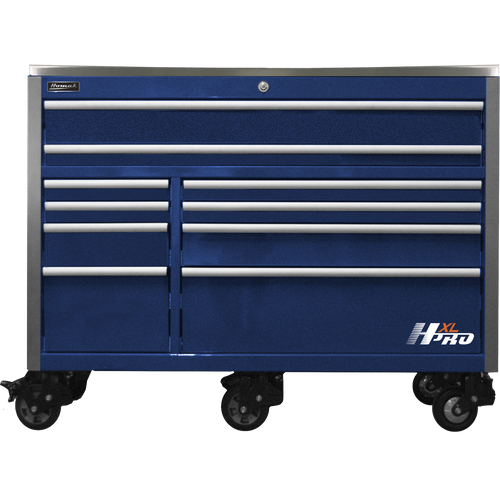 Homak HX04060112 HXL 60" Roller Cabinet w/SS Top - Blue