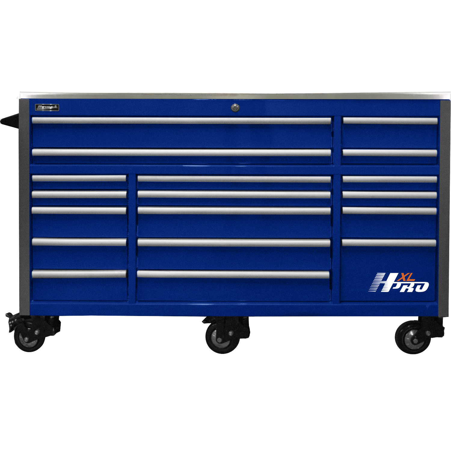 Homak HX04072172 72" HXLPRO SERIES ROLLER CABINET (BLUE)