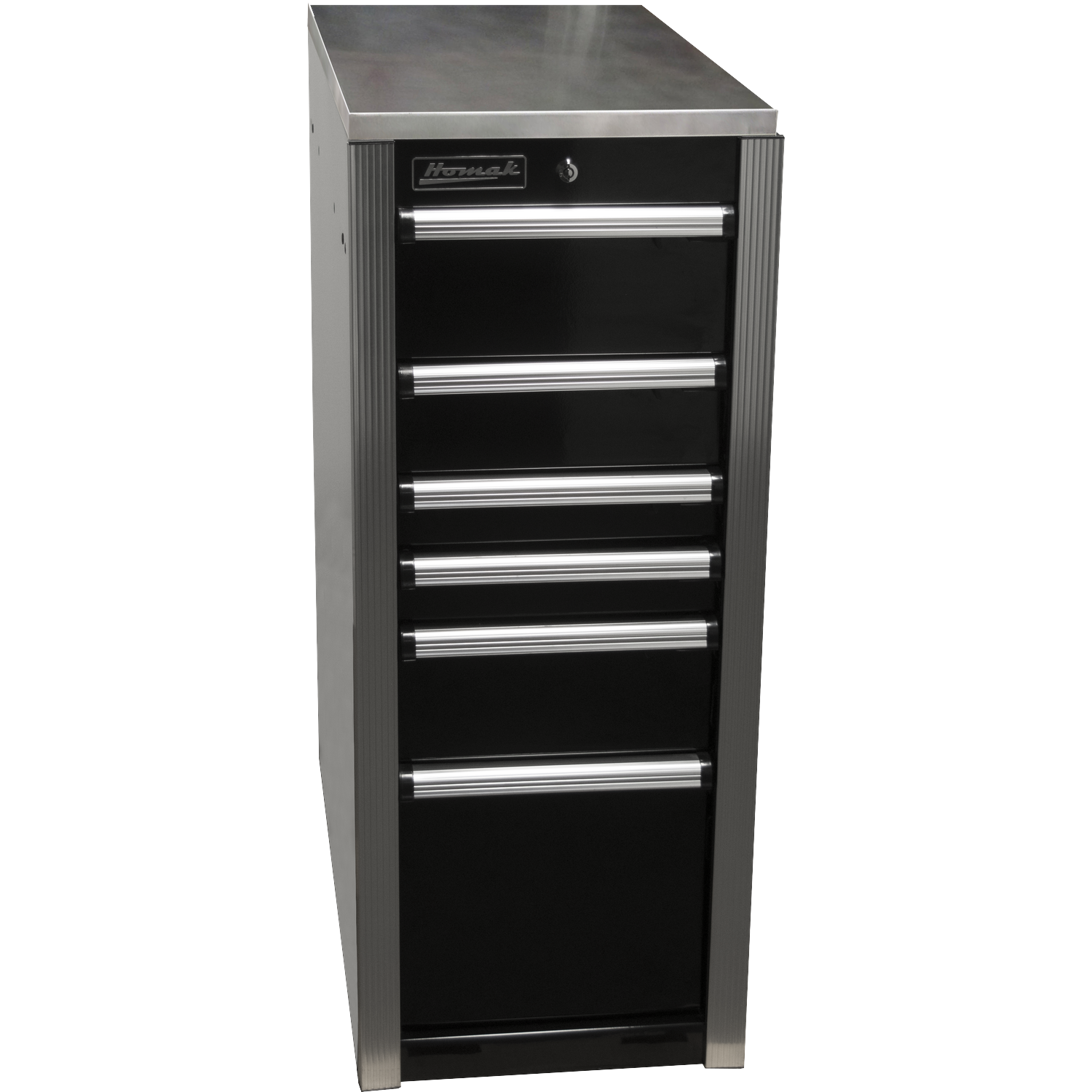 Homak HX08015061 15-1/4" HXL PRO SERIES SIDE CABINET (BLACK)