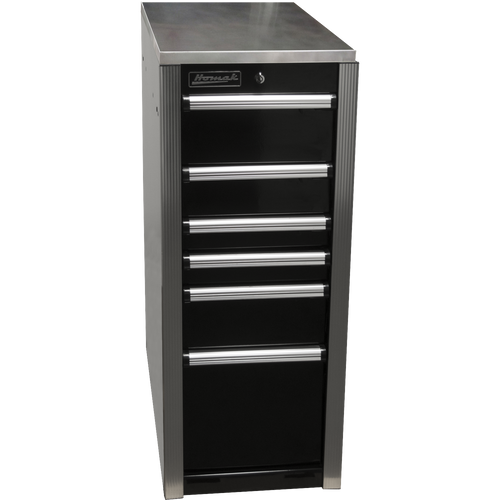 Homak HX08015061 15-1/4" HXL PRO SERIES SIDE CABINET (BLACK)