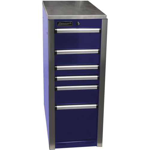 Homak HX08015062 15-1/4" HXL PRO SERIES SIDE CABINET (BLUE)