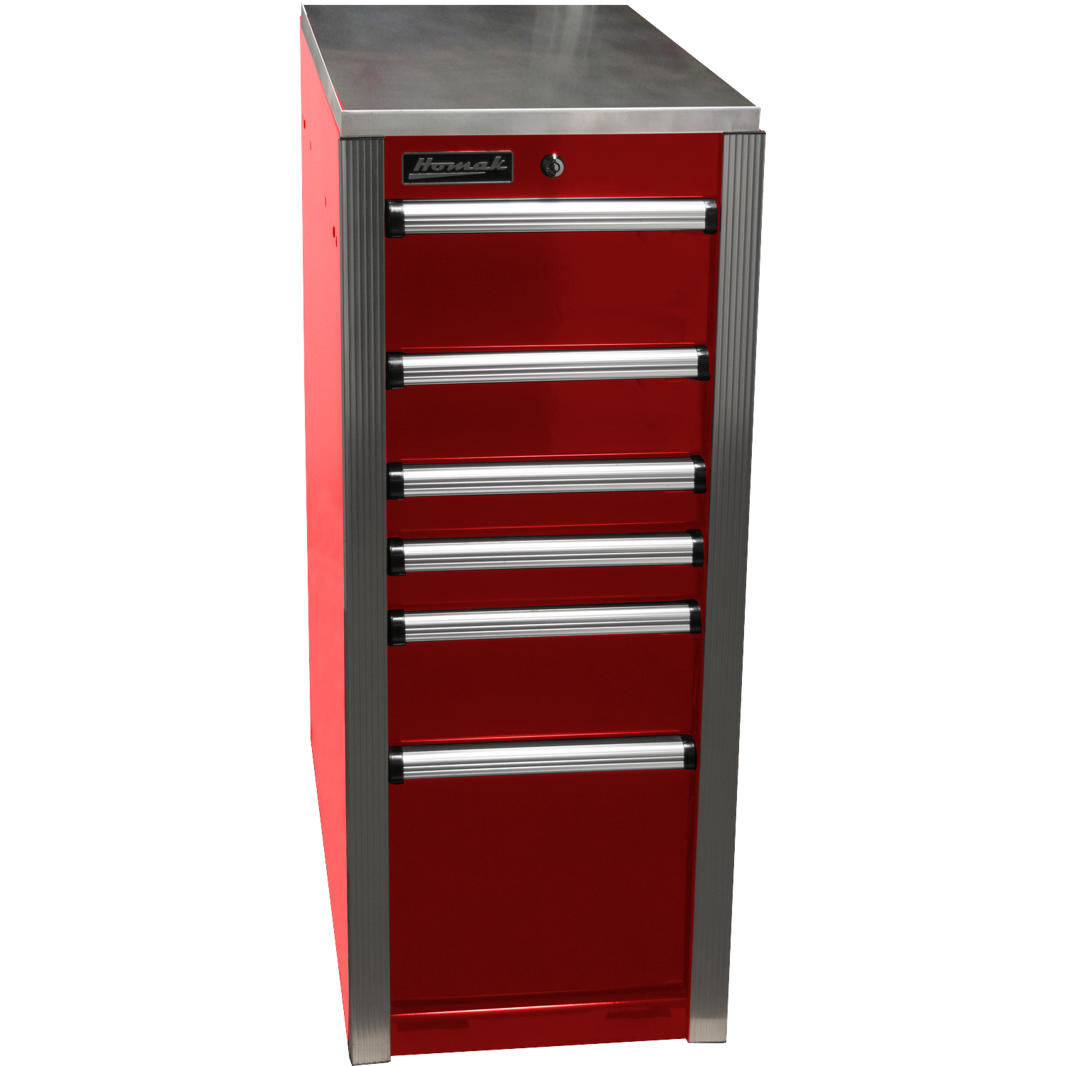 Homak HX08015063 15-1/4" HXL PRO SERIES SIDE CABINET (RED)