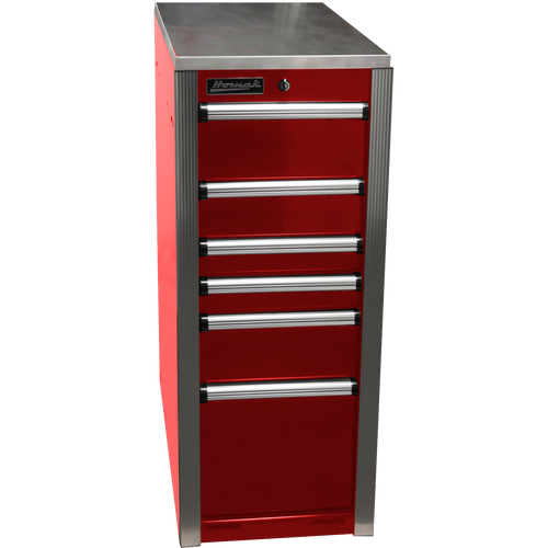 Homak HX08015063 15-1/4" HXL PRO SERIES SIDE CABINET (RED)