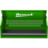Homak LG02054010 54" RS PRO SERIES 1-DRAWER HUTCH WITH POWER STRIP – GREEN