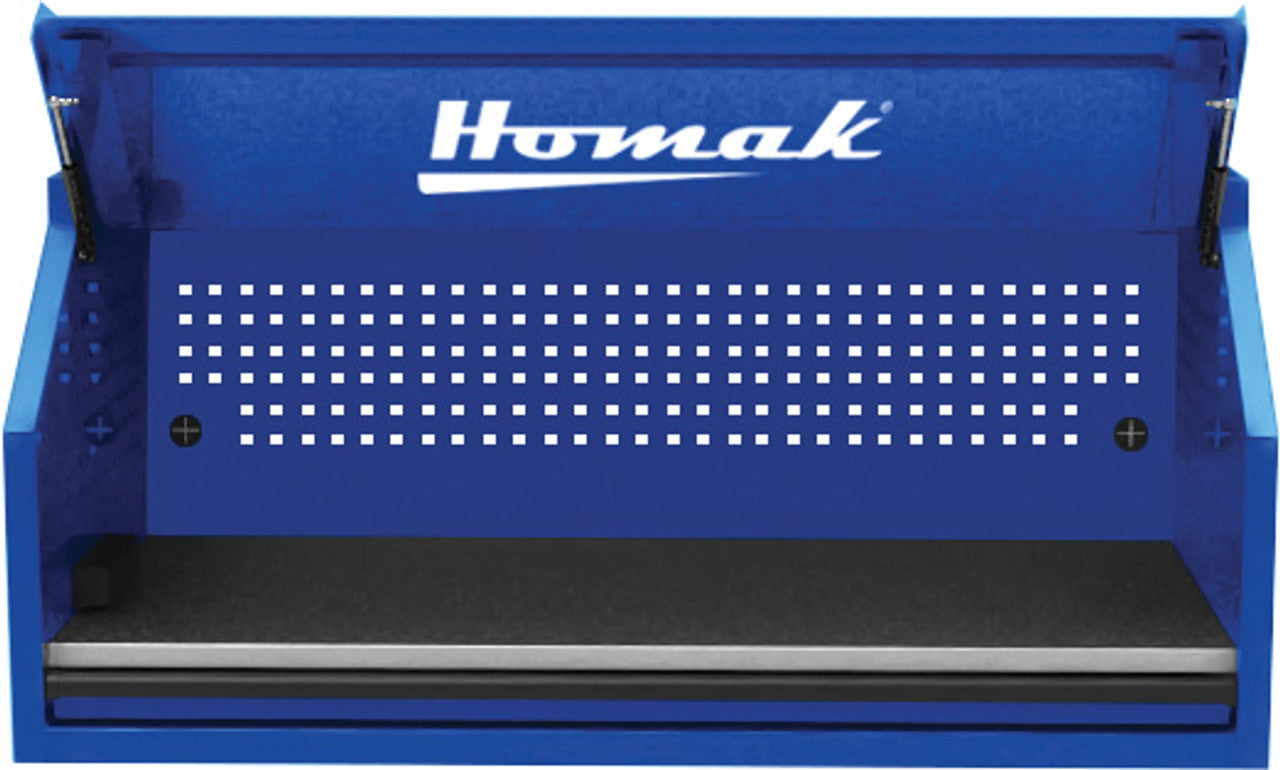 Homak Manufacturing BL02054010 54" RS Pro Series 1-Drawer Hutch With Power Strip - Blue