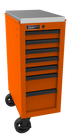 Homak Manufacturing OG08014070 14 1/2 RS Pro Side Cabinet (Orange) - MPR Tools & Equipment