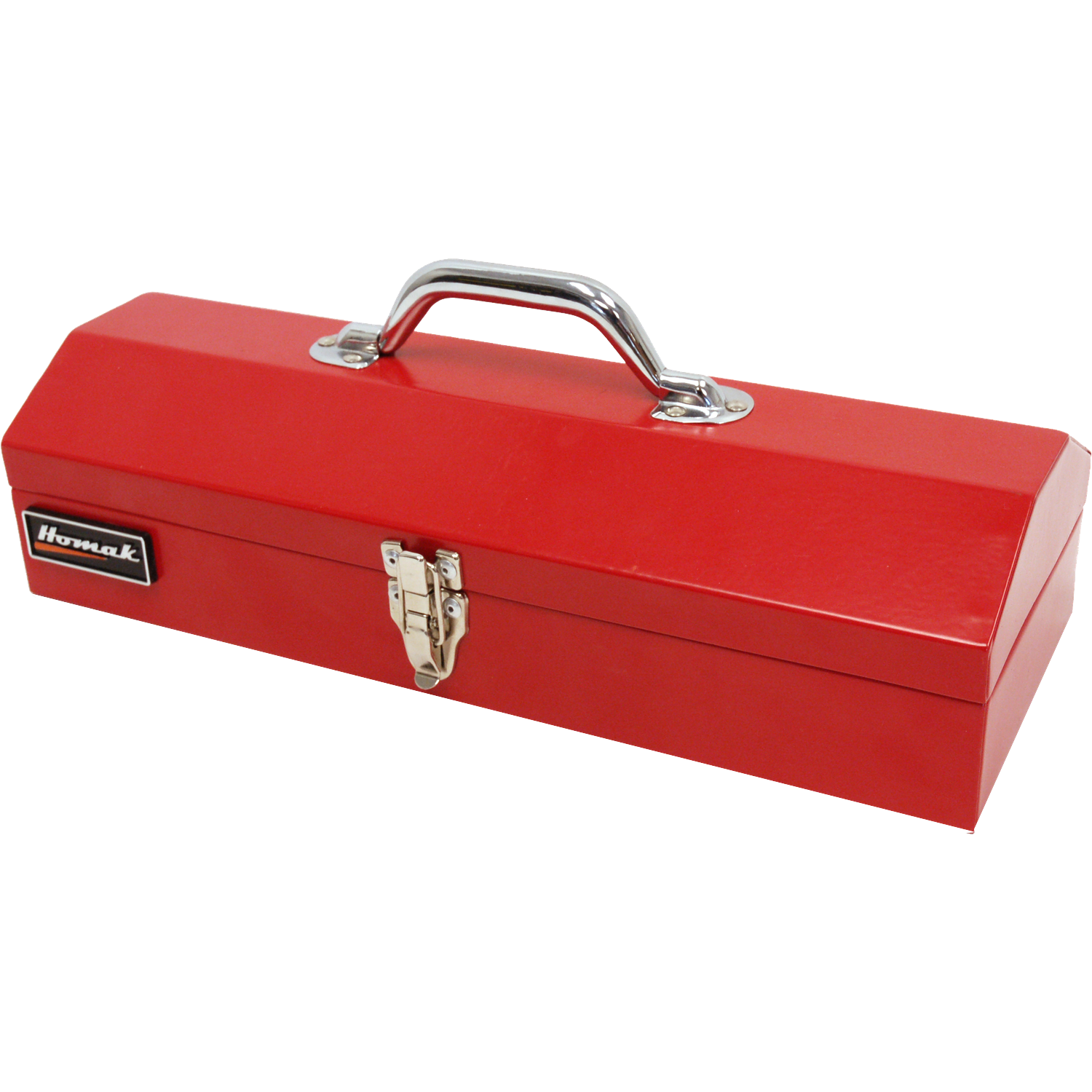 Homak RD00116616 16" Red Metal ToolBox Low Profile