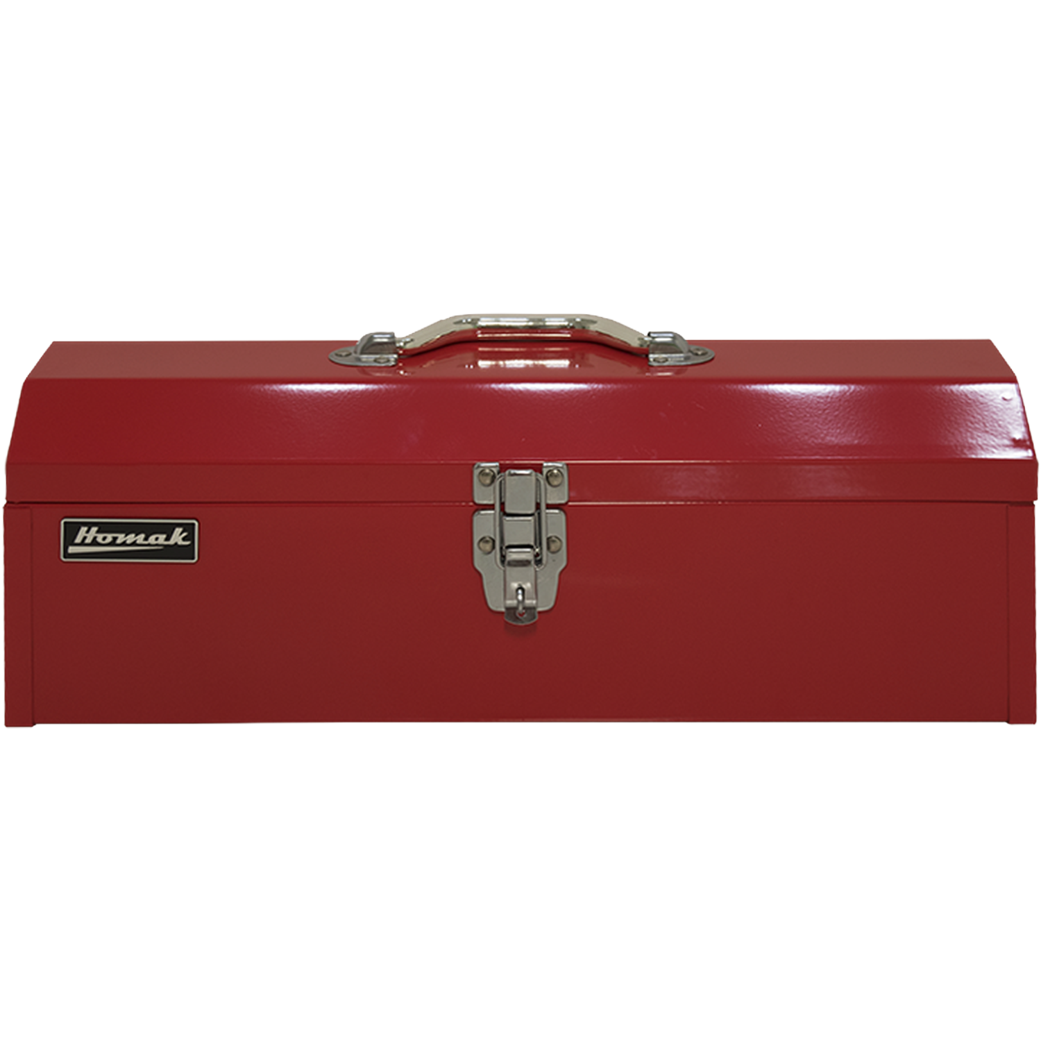 Homak RD00119200 19" Red Metal Toolbox W/ Black Metal Tray