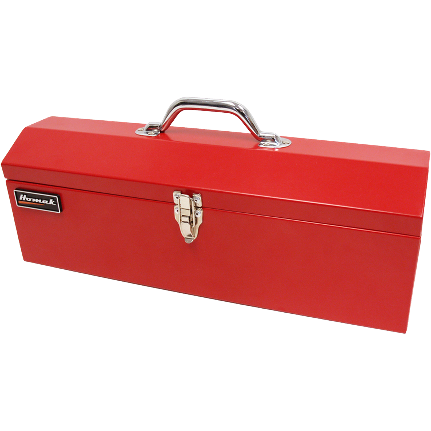 Homak RD00119200 19" Red Metal Toolbox W/ Black Metal Tray