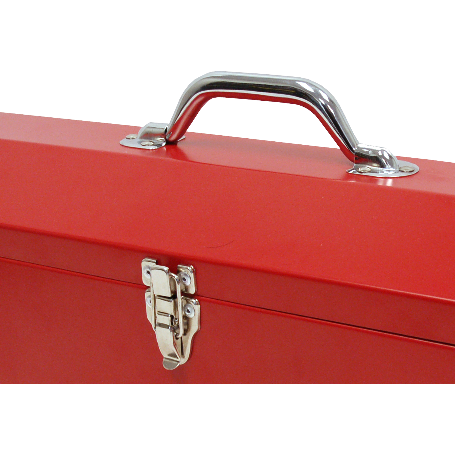 Homak RD00119819 19" Red Metal High Toolbox W/ Black Metal Tray