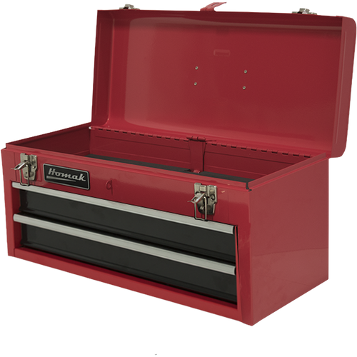 Homak RD01022001 20" Red 2 Drawer Toolbox