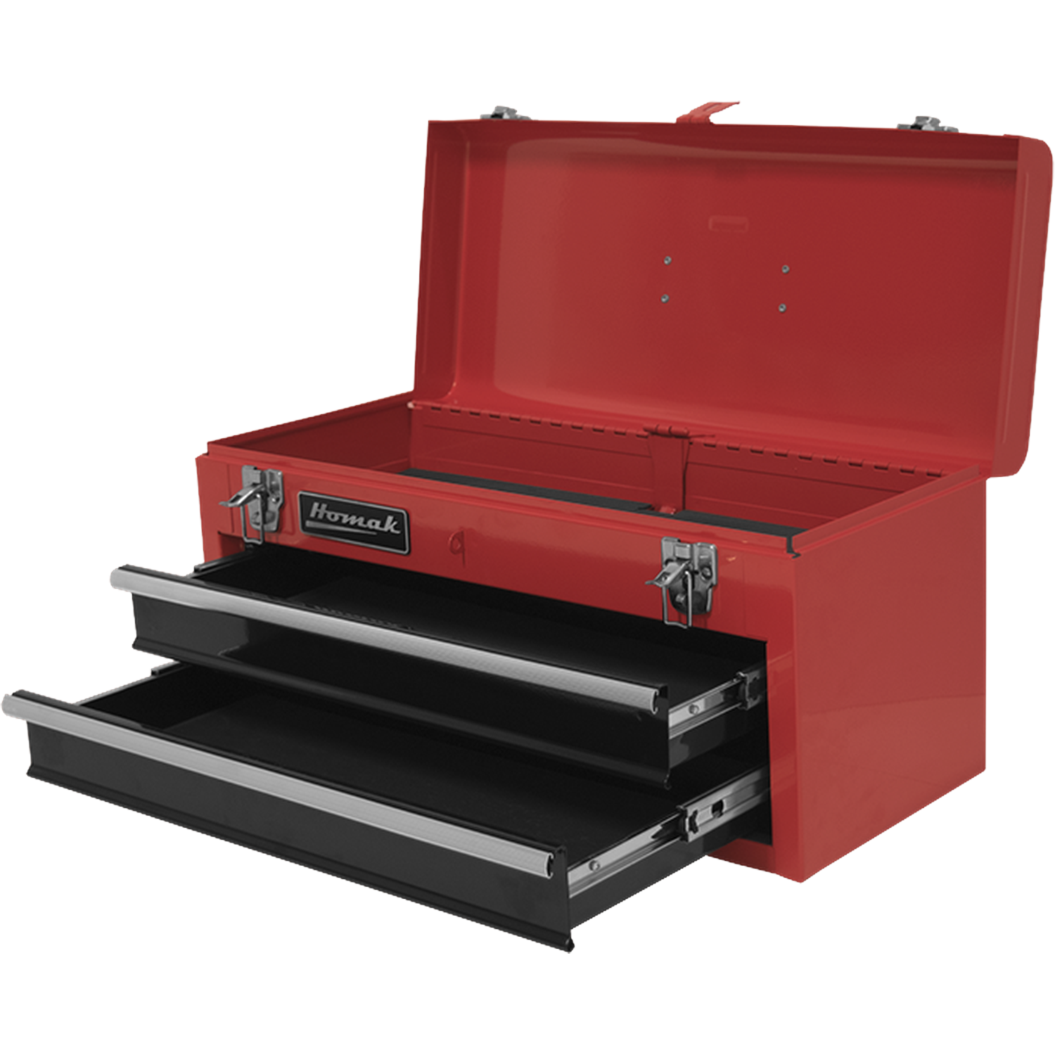 Homak RD01022001 20" Red 2 Drawer Toolbox