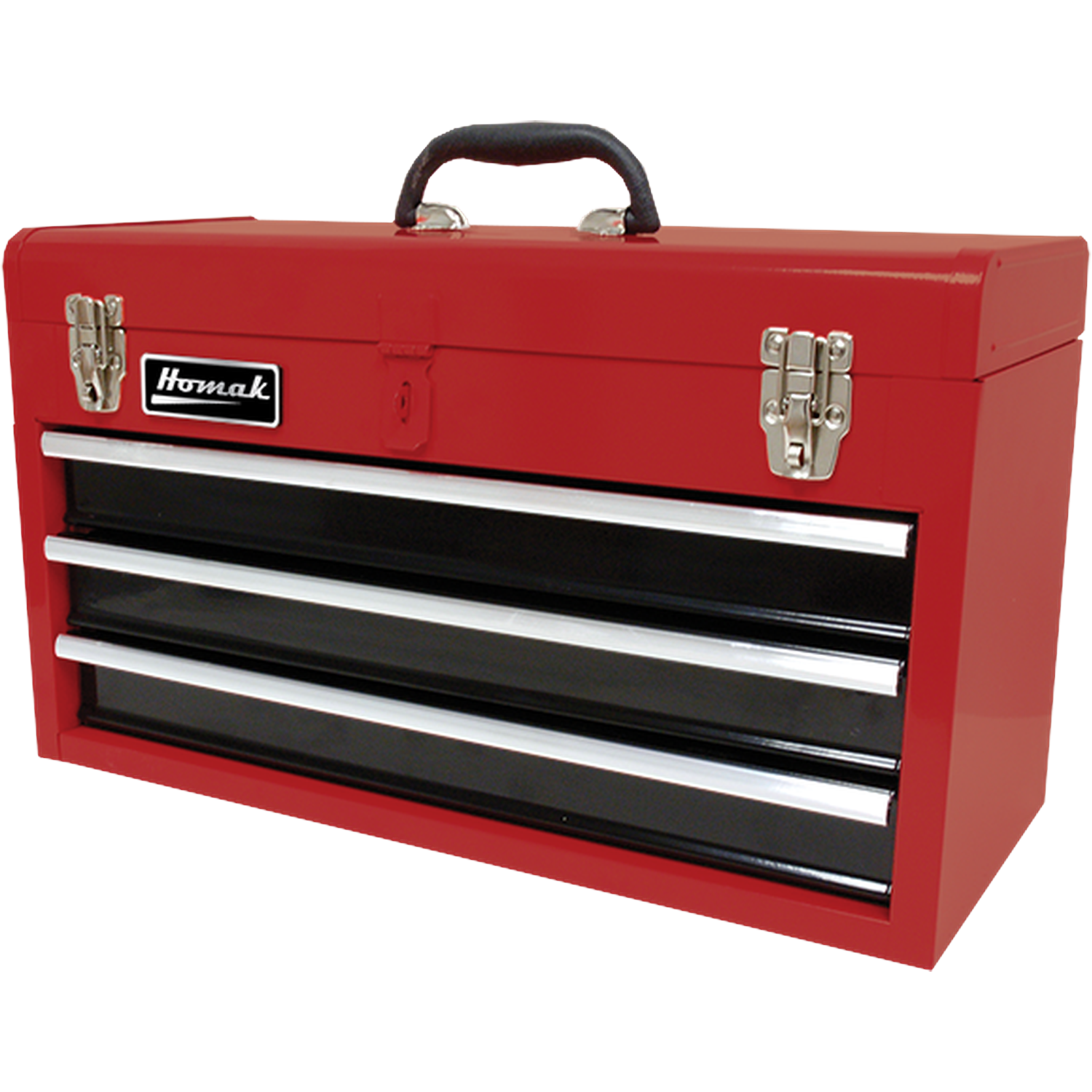 Homak RD01032101 20" Red 3 Drawer Toolbox