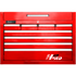 Homak RD02036081 36" H2Pro Series 8 Drawer Top Chest - Red