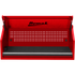 Homak RD02054010 54" RS PRO SERIES 1-DRAWER HUTCH WITH POWER STRIP – RED