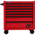 Homak RD04036070 36" RS PRO 7 DWR ROLLING CABINET-RED