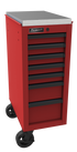 Homak RD08014070 14 1/2 RS Pro Side Cabinet (Red) - MPR Tools & Equipment