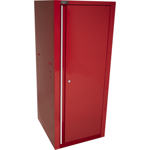 Homak RD08022052 22" Pro II 5-Drawer Full Height Side Locker - Red