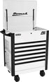 Homak WH06035247 35" RS Pro 7-drawer Service Cart Polar White