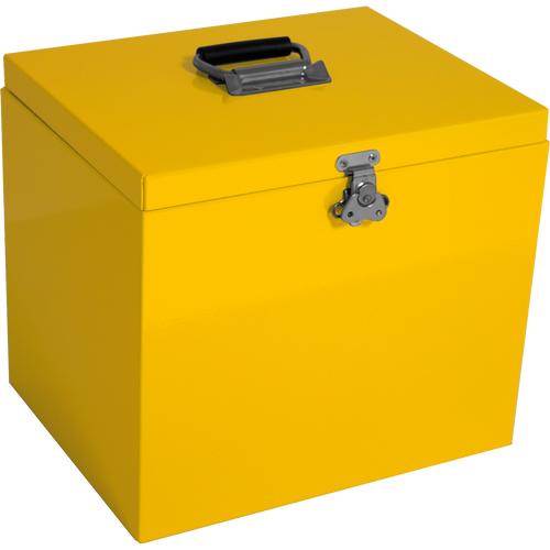 Homak YW00234330 34" YELLOW FILE BOX